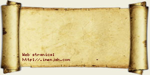 Mina Zimonjić vizit kartica